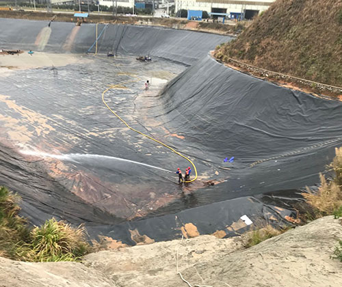 沙溪废水池清理