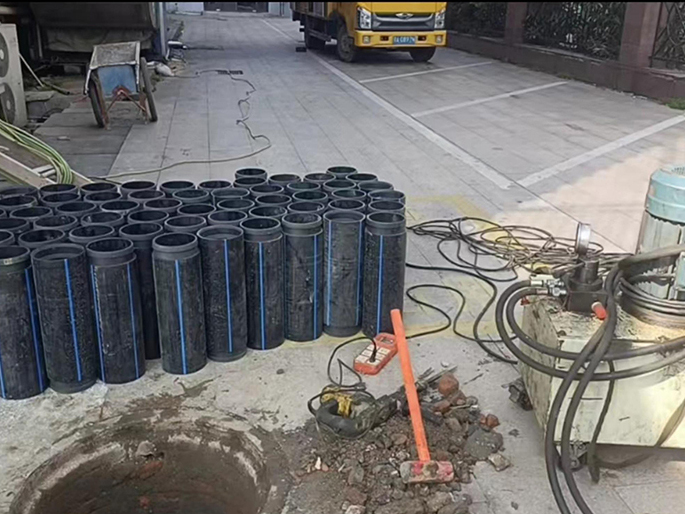 沙溪PE置换管厂家 DN315置换管 非开挖管短管置换